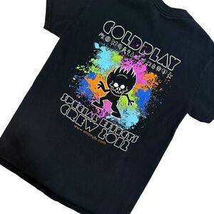 Coldplay Tour Shirt Special FX BLACK 2022 Small